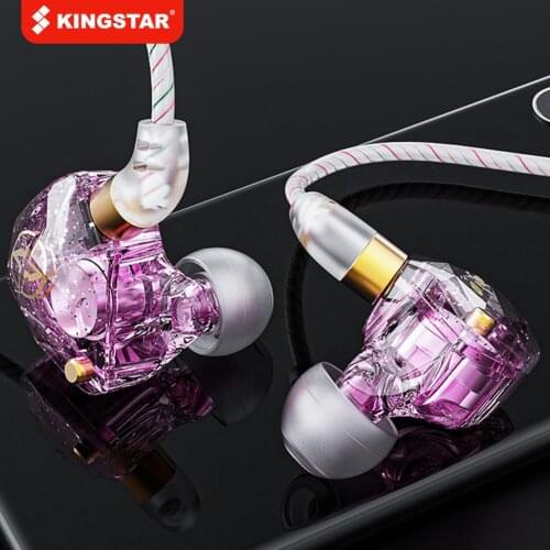KINGSTAR Wired Headphones X6 3.5mm Sport Running Earphones Stereo HiFi Earphone Bass Headset Gamer Music Earbuds for POCO Redmi