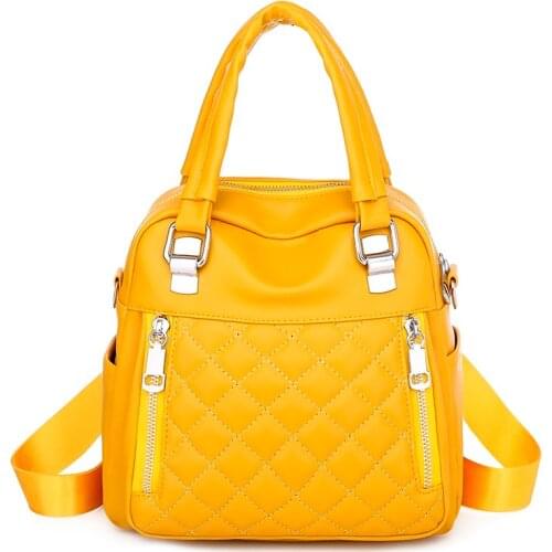 Luxury Handbags Women Bags Designer Soft Leather Multifunctional Tote Bag Ladies Shopping Shoulder Bag Girls Travel Back Pack