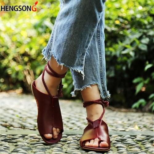 Womens Sandals Large Size Womens Sandals Strap Summer Beach Open Toe Flat Sandals Womens Shoes