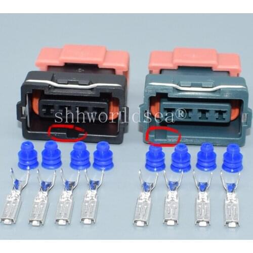 Shhworldsea 2/10/50/100set 4 pin auto Oxygen sensor connector plug car waterproof electrical plug automotive female connector