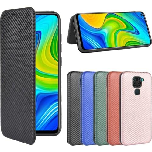 Sunjolly Case for Xiaomi Redmi Note 9 4G Redmi X10 4G Wallet Stand Flip PU Leather Phone Case Cover coque capa Case Cover