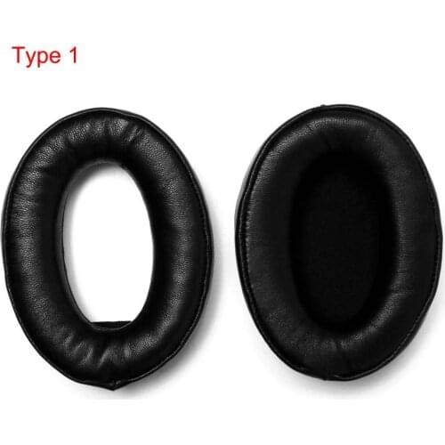 Replacement Lambskin Ear Cushions Earphone Cover Earpads Sponge Earmuffs for Sony WH-1000XM4 Headphones
