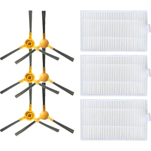 Vacuum Cleaner Accessories HEPA Filter Side Brushes for ABIR X5 X6 X8 Robot Home Household Cleaning Parts