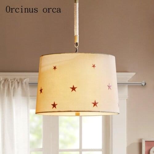 American modern minimalist furniture chandelier living room childrens room romantic and warm star chandelier free shipping
