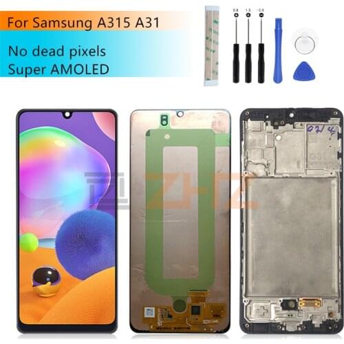 AMOLDE For Samsung Galaxy A315 LCD Display A31 Touch Screen Digitizer Assembly SM-A315F/DS replacement Repair parts 6.4"