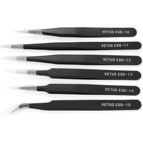 1pcs Anti-Static Excellent Quality Tweezers Bend Long nose Cross Tweezers For intersperse Bead Diamond Jewelry Accessories Tools