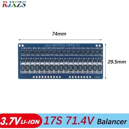 17S 4.2v li-ion balancer board li-ion balancing full charge battery balance board