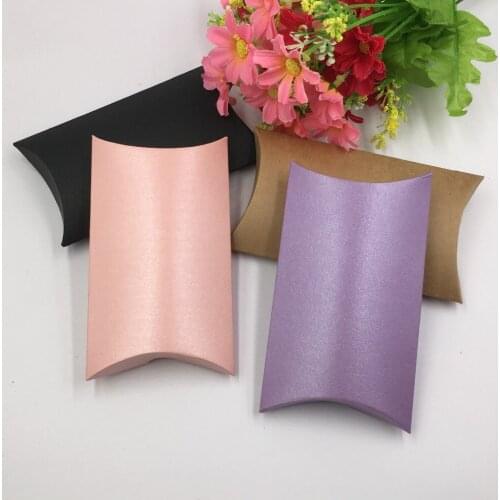 Free Shipping 100pcs/lot Pillow Box Gift Candy Glass Cellphone Case Packing Boxes 12.5*7.5*2 cm