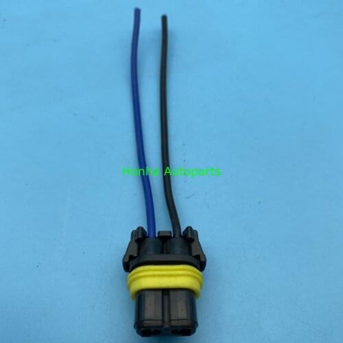 Free Shipping 20/50/100pcs 2 Pin DJ9005 Auto Waterproof AC Power Connector HID Headlight Cable Plug wire harness