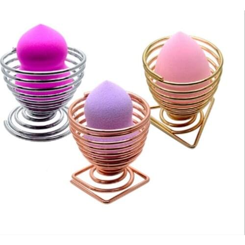 Makeup Sponge Holders Cosmetic Puff Display Stand Shape Sponge Egg Drying Holder Bracket Make up Puff Support 100pcs