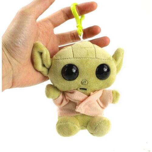 Disney Cartoon Dplls Wisdom Old Man Yoda Master Baby Yoda Plush Toy Doll Pendant Anime Big Eyes Doll