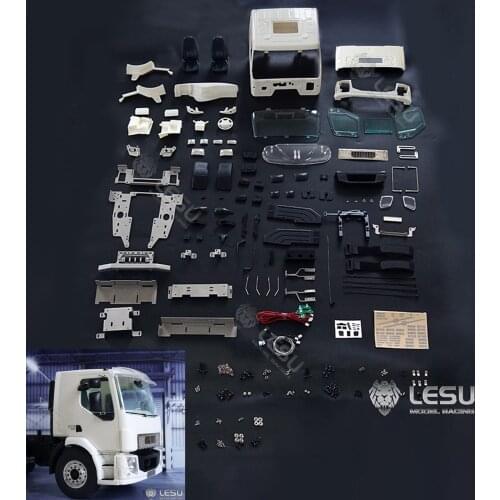 LESU Plastic Cabin Shell for 1/14 DIY TAMIYA VOLVO VM RC Tractor Remote Control Truck Model TH19247-SMT3
