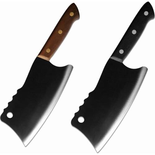 XYj Stainless Steel Knives Set 7.5 inch Blade Kitchen Chef Tool Butcher Cooking Slicing Knife Hang Hole Bone Cutting Slicer