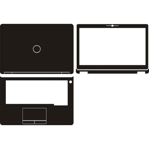 KH Laptop Sticker Skin Decal Carbon fiber Cover Protector for Dell Latitude E7270 12"