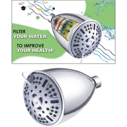 Filtered Shower Head High Pressure Shower Head Handheld Shower Filter for Bathroom Supplies