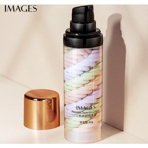 Natural Face Base Primer Liquid Shrink Pore Facial Moisturizer Lasting Oil Control Matte Foundation Concealer Makeup Three Color