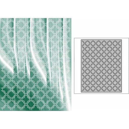 New Spotted Floral Button Background Plate Craft Embossing Mold 2021 Metal Cutting Dies for DIY Scrapbooking Album Card Making