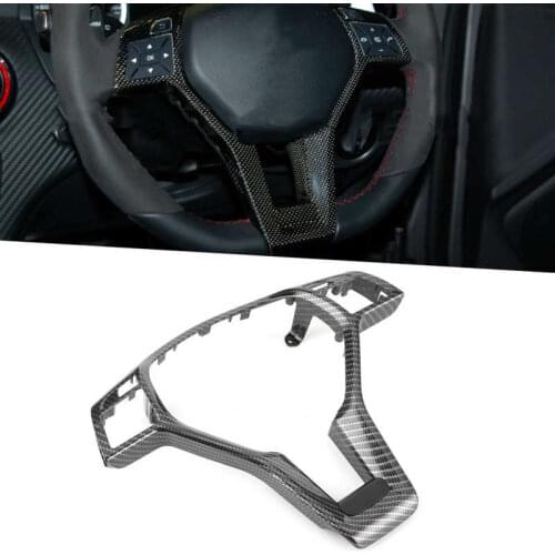 Carbon Fiber Style Steering Wheel Trim for AMG Type 09946400139107 0994640013 Fit for Mercedes C E CLA Class