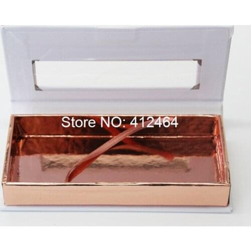 Luxury custom printing pink eyelash box packaging with PVC tray for eyelash,10ml vials box ---PX2034