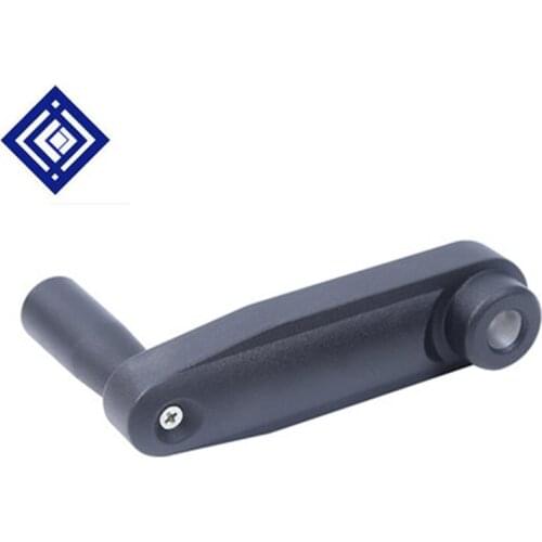 Folding handle crank handle of CNC machine 12x100 14x125 with round hole or square
