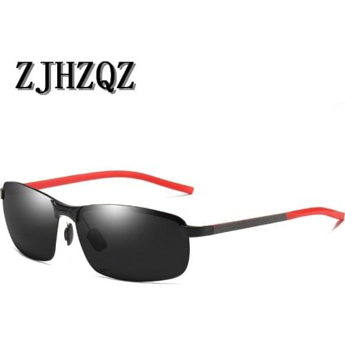 Womens Brand Polarized Mens Sunglasses Aluminum Sun Glasses Eyewear Accessories Oculos De Sol Masculino Red Brown Black Lens