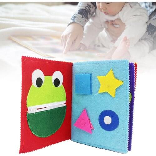 Infant Cloth Book Early Education Educational Toys 0-3 Years Old Tear Not Bad Three-dimensional Childrens Cloth Book