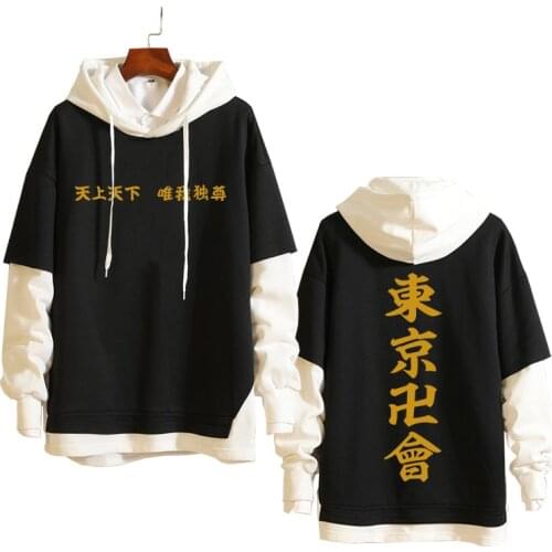 Anime Tokyo Revengers Cosplay Hoodie Hanagaki Takemichi Ken Ryuguji Costume Hooded Coat Autumn Sweatshirt