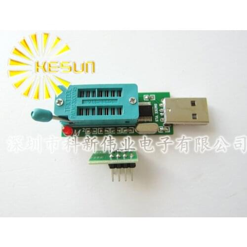 USB Port 24CXX 24LCXX Programmer EEPROM Reader Writer + SOP to DIP Block