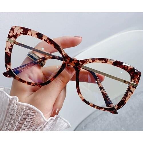 Vintage Flower Flat Mirror Glasses Frames Fashion Square Reading Glasses Women Blue Light Blocking Glasses Fake Glasses oculos