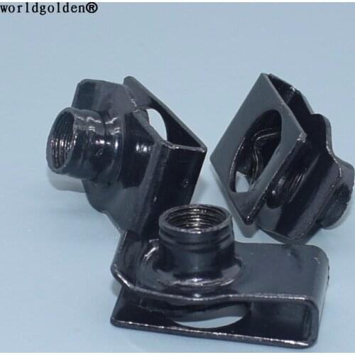 Worldgolden 100pcs auto fasteners U-Type Clip