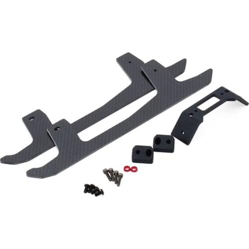 ALZRC - Devil 380 Helicopter Parts 380 FAST Carbon Fiber Landing Skid Set - Black