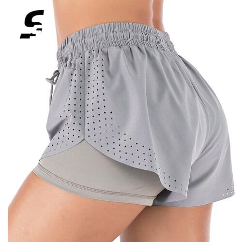 2021 Women Workout Shorts Fitness Yoga Quick-dry Breathable Sport Shorts Female Running Gym Leggings Yoga Athletic Spandex Pants