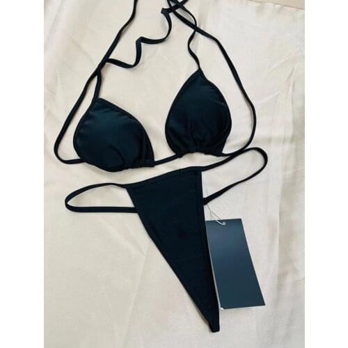 GU23 Womens Solid Color Sexy Bikinis two piece swimsuit