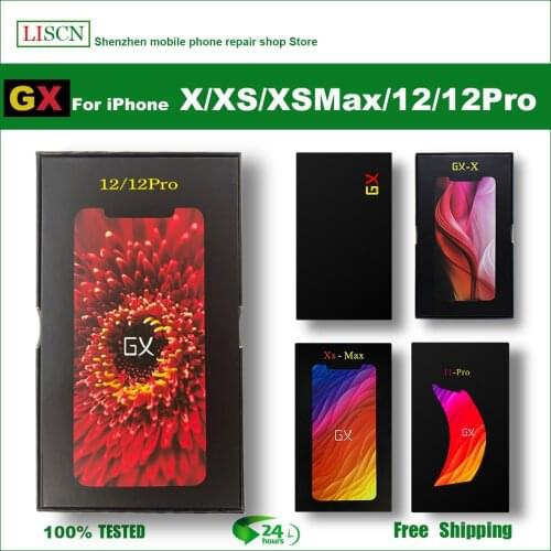 OLED LCD for iPhone x XS Max 11pro, digitizer module, tested touch screen, pixel without dead zone, spare LCD Parts + Gift
