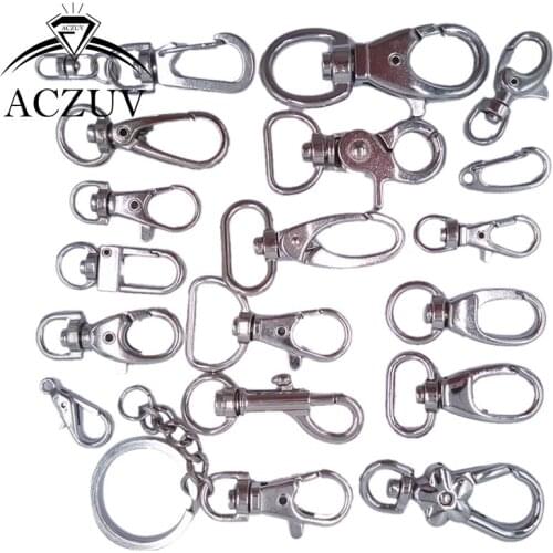 100piece Metal Swivel Lobster Clasp Snap Hook fit Purse Chain Keychains Handbag Buckles DIY Findings Accessories SLC001