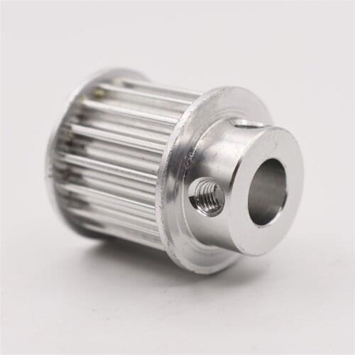 17 Teeth Aluminum Alloy BF Type 5M 17T, 5/6/6.35//8/10mm Inner Bore, 5mm Pitch, 16/21mm Belt Width, Synchronous Timing Belt