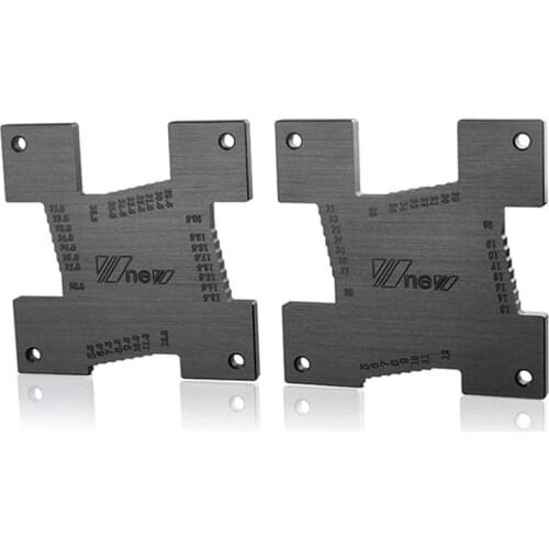 2pcs/set Woodworking Height Gauge Metric Depth Gauge For Wood Router Table Electric Saw Carpentry Measuring Tools