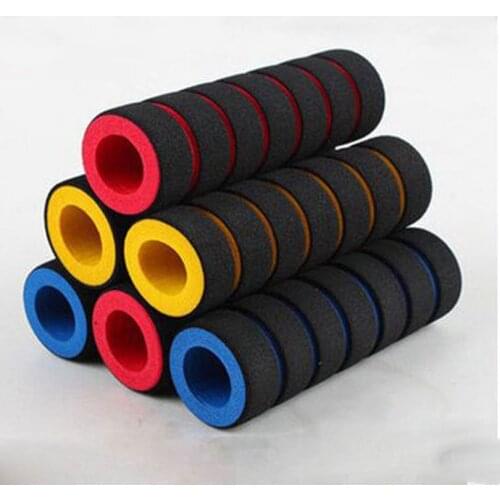 2Pcs Bike Handlebars Racing Bicycle Motorcycle Handle Bar Foam Sponge Grip Cover Non-slip Cycling Riding Bicycle Grips