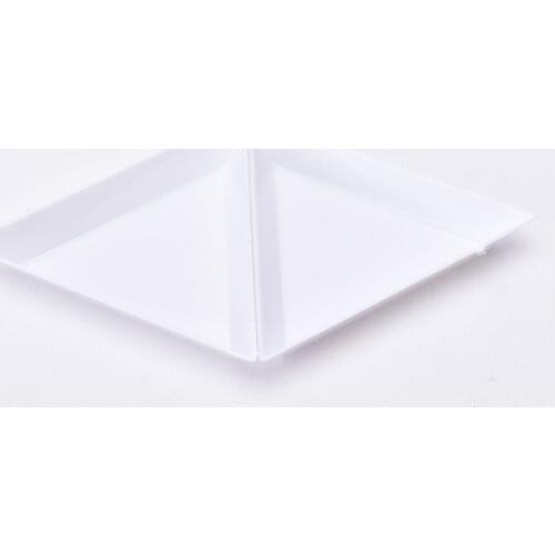 2Pcs Nail Art Rhinestones Beads Container Holder Triangle Craft Nail Art Tools Wholesale