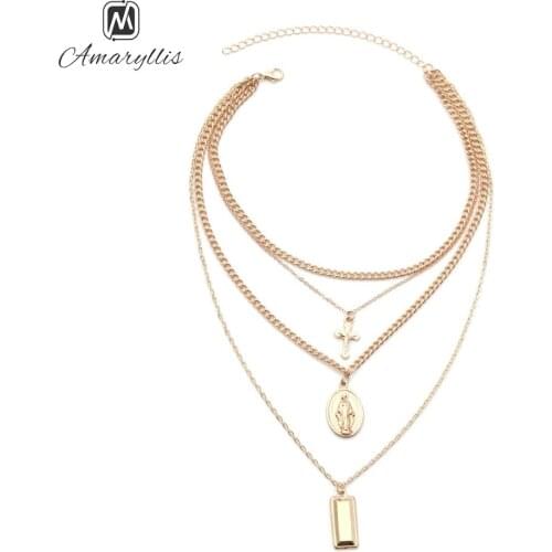 Amaiyllis Silver Chokers