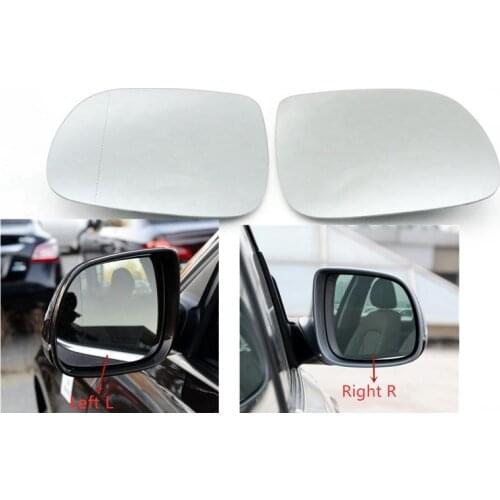 Front Side Rearview Mirror Lens Wing Mirror Glass With Heated For Audi Q5 2009-2017 Q7 2010-2015