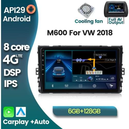 API29 Android 10.0 Car Radio Multimedia Player Navigation GPS For VW MQB 2018-2021 Golf 6 7 Tiguan L Passat B7 B8 CC Seat Skoda