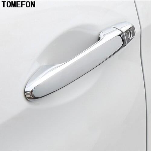 For Honda Civic CRV CR-V 2012 2013 2014 ABS Chrome Side Door Handle Bar Catch Cover Trim Car Exterior Accessories 8Pcs