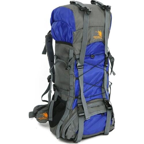 Luggage Hot Sale Mens Backpacks Waterproof Nylon Travel Mountaineering Bag Man Splice Backpack Bags Backpackes 60L Baggage