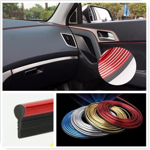 Car interior Decoration thread line Insert Strip Accessories for Ford Five FG F-350 F-250 E-Series Interceptor Airstream