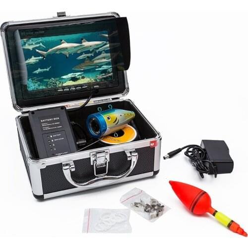 DVR Function Fishing Camera Recorder 1000TVL HD Ice/lake/ocean Fishing Camera with 7''TFT Color Monitor and 24white Lights WF01A