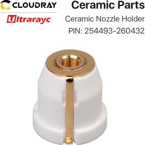 Ultrarayc Laser Ceramic Connector for Fiber Laser Cutting Head OEM PIN 1349171 1755673 Dia.31.8mm Height 32mm