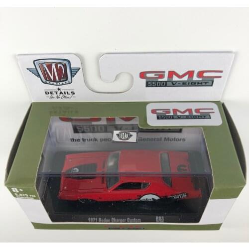 M2 1:64 Machines 1971 Plymouth Cuda Collection Metal Die-cast Simulation Model Cars Toys