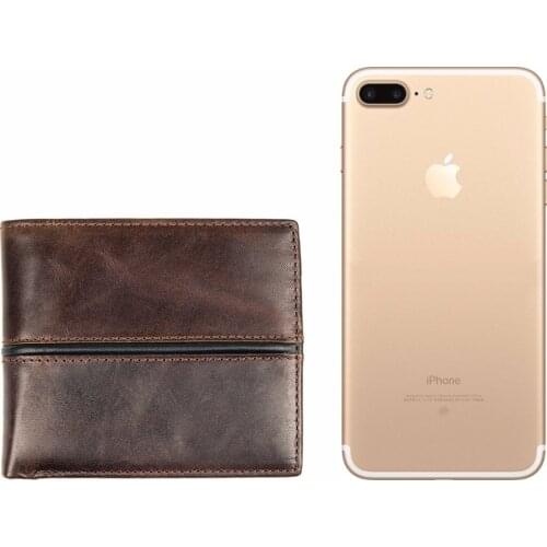 J.M.D Vintage Mens Wallet 100% Genuine Cow Leather ID Credit Card Holder Brand New Money Wallets 8157-3Q/8157-3C