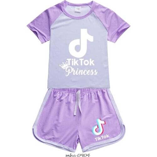 Tik Tok Kids Clothing Sets Children Boys Summer Baby T Shirt Shorts Toddler Boys Boy Clothing Set Sports Casual Toddler Outfits